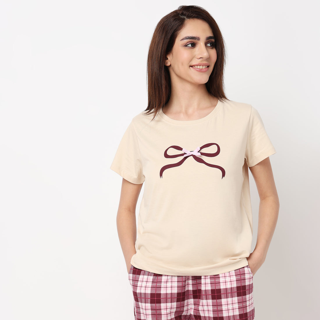 Cotton Printed Lounge T-Shirt