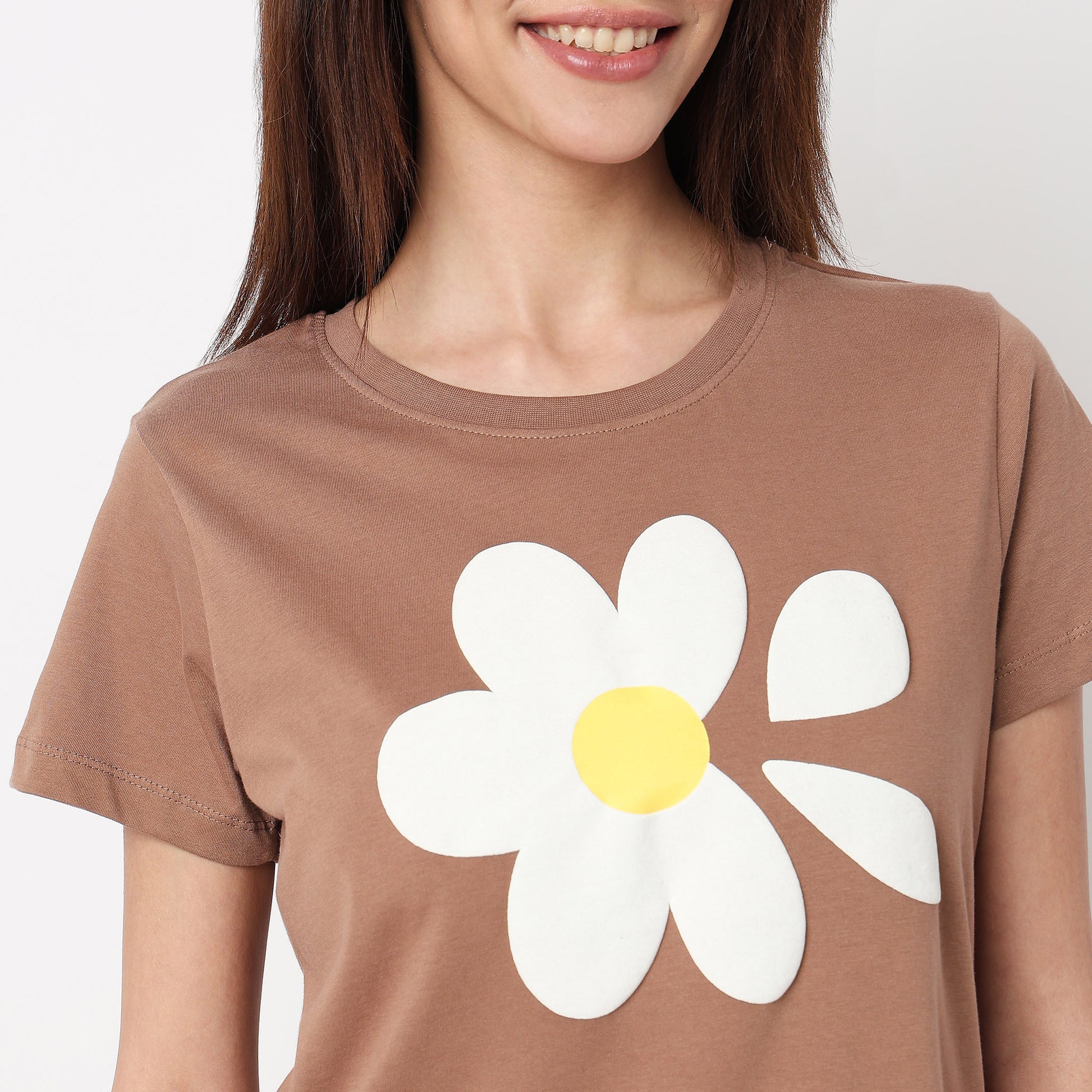 Cotton Printed Lounge T-Shirt