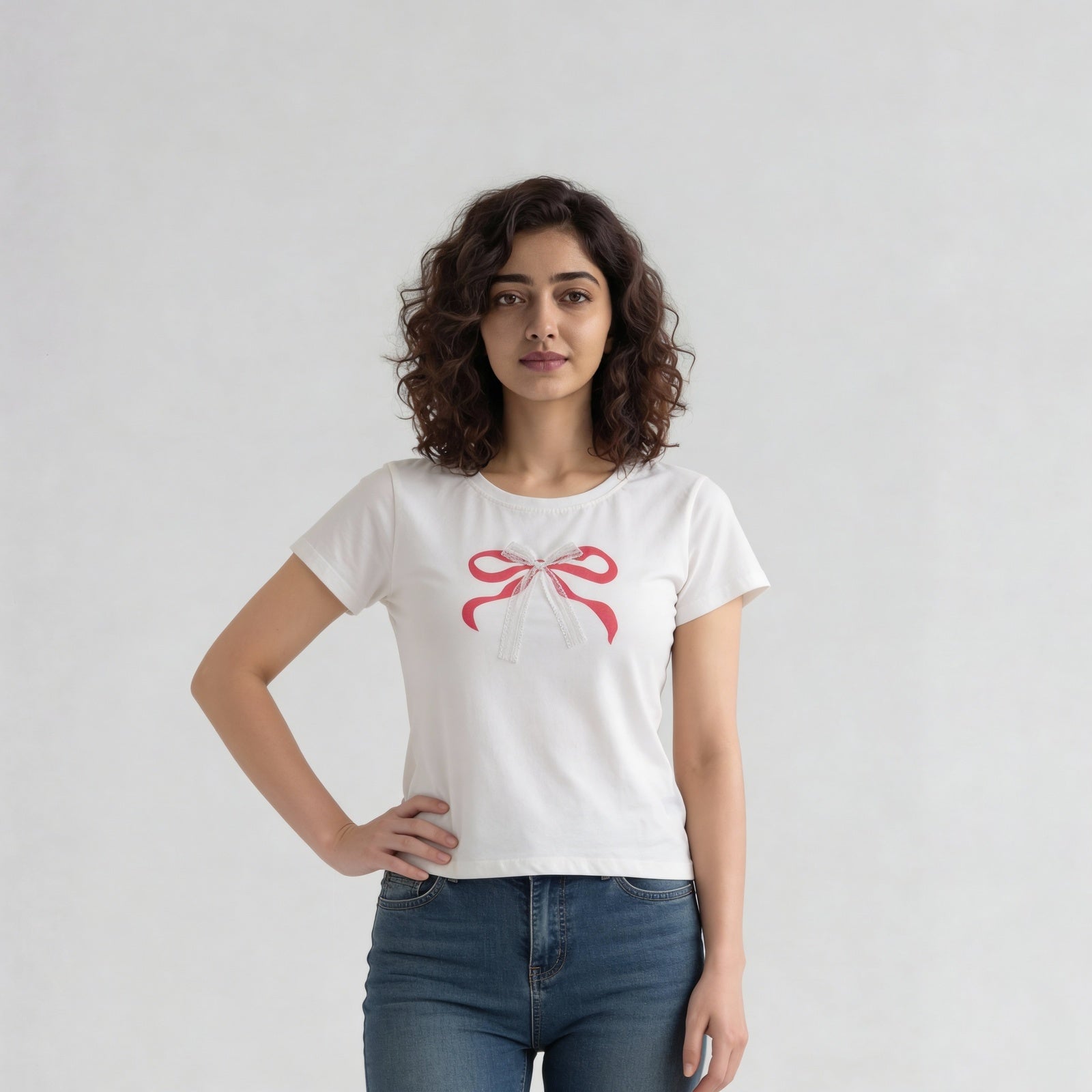 Cotton Printed Straight Lounge T-Shirt