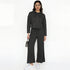 Ribbed Hooded Sweatshirt