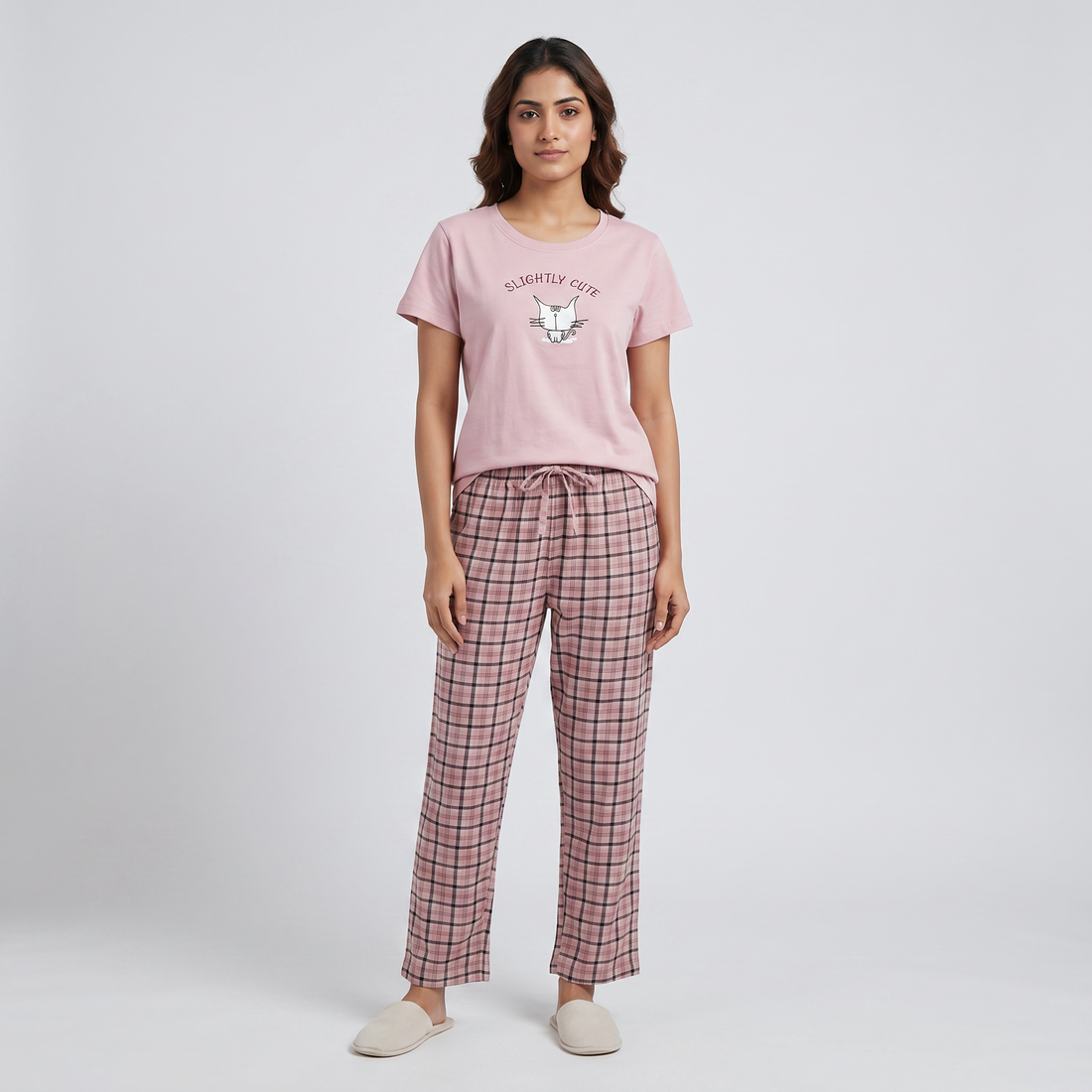 Cotton Embroidered Lounge T-Shirt