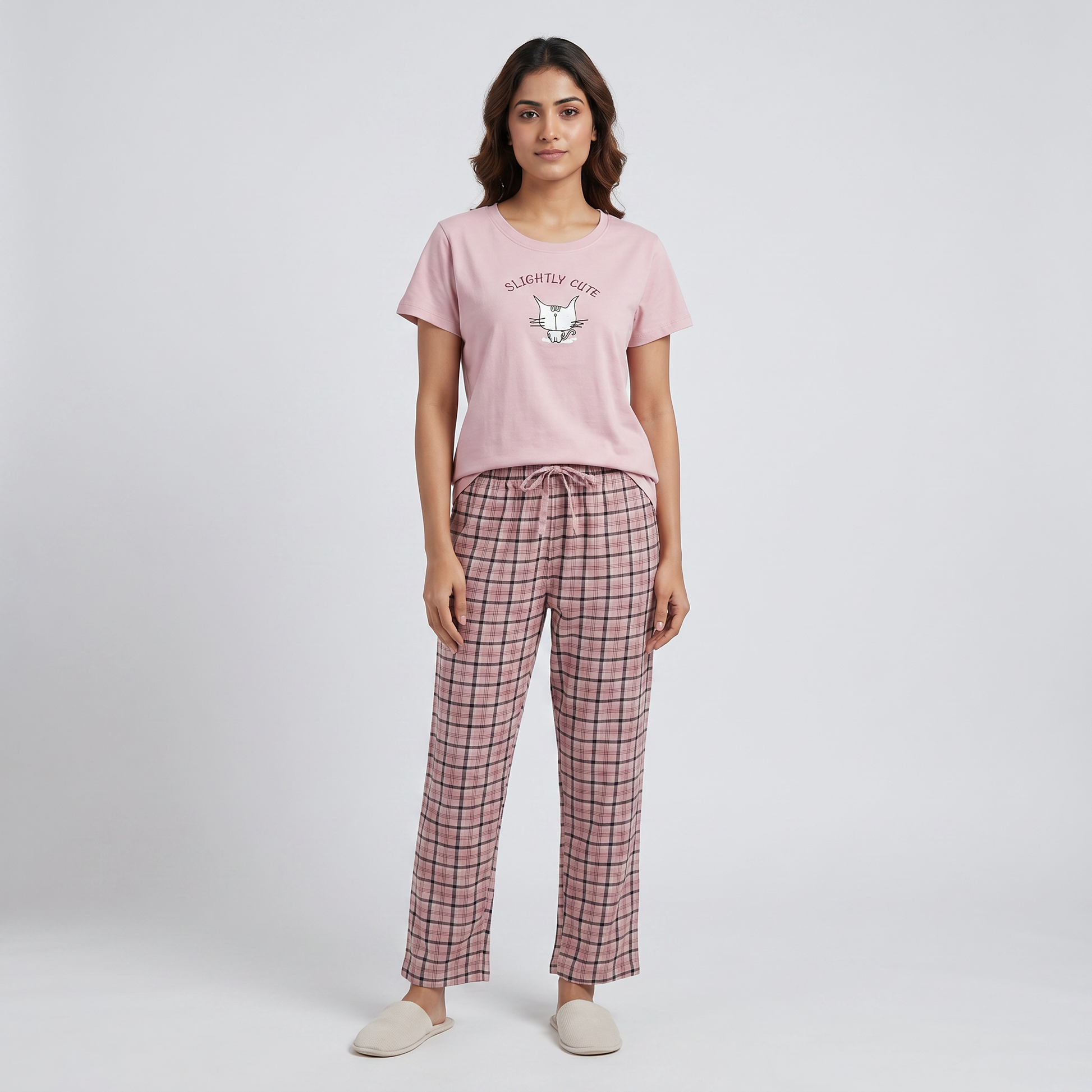 Cotton Embroidered Lounge T-Shirt