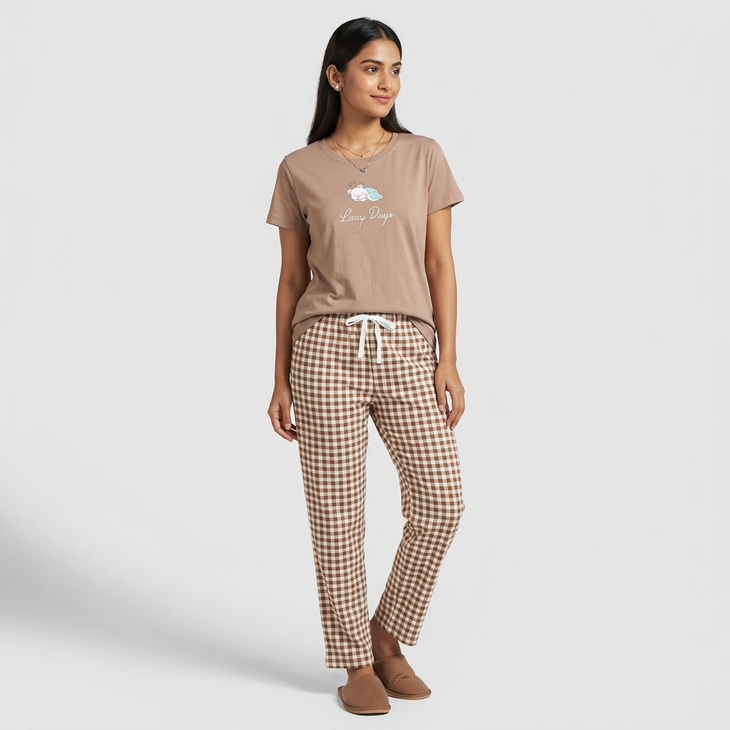 Cotton Printed Lounge T-Shirt