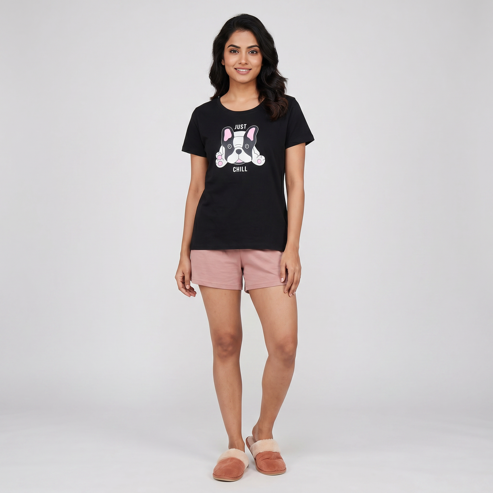 Cotton Printed Lounge T-Shirt
