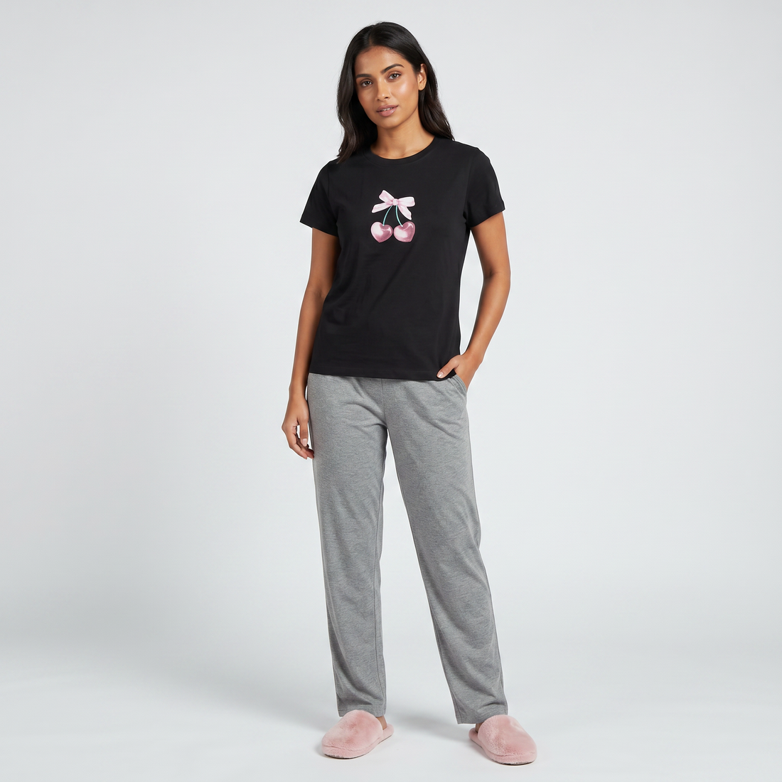 Cotton Printed Lounge T-Shirt