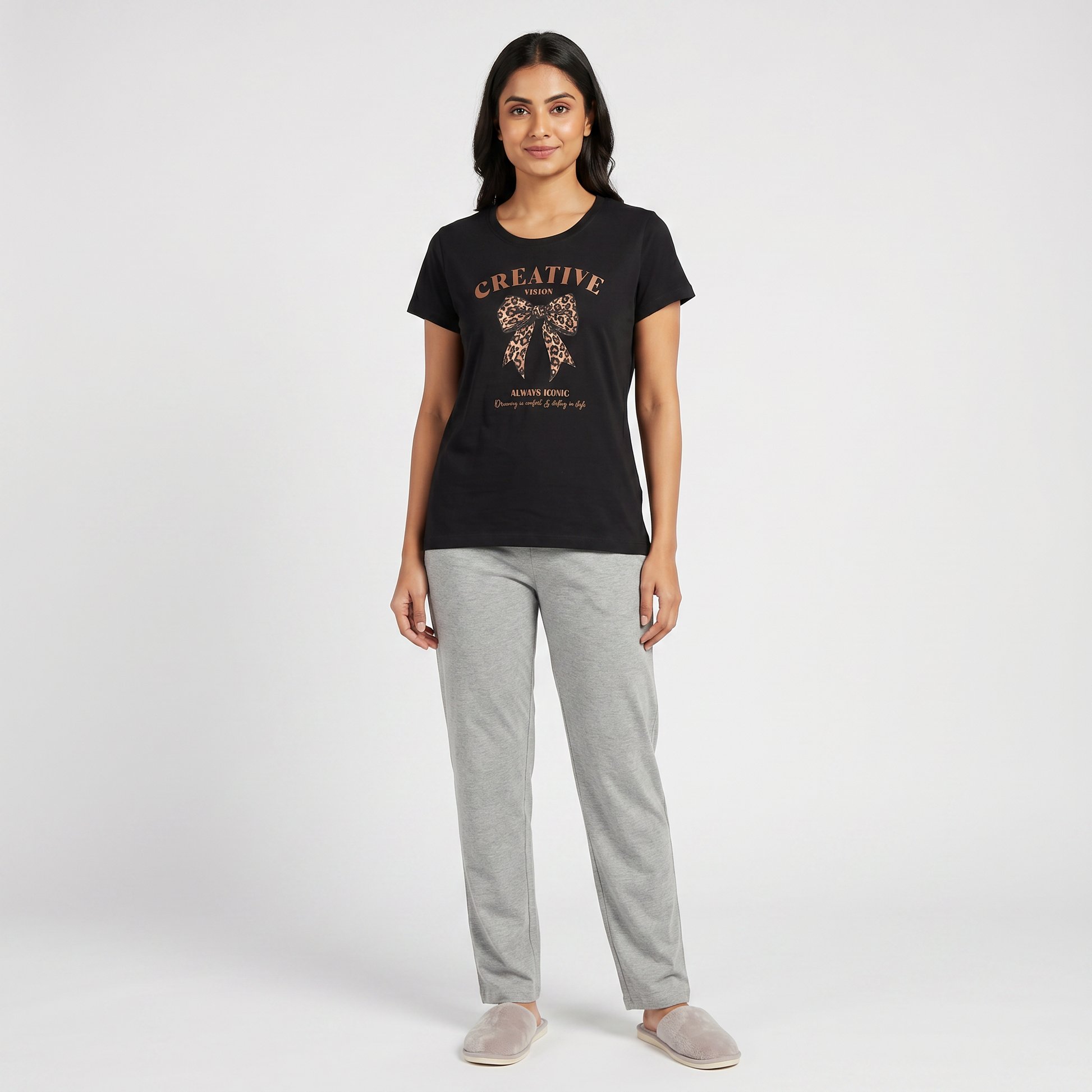 Cotton Printed Lounge T-Shirt