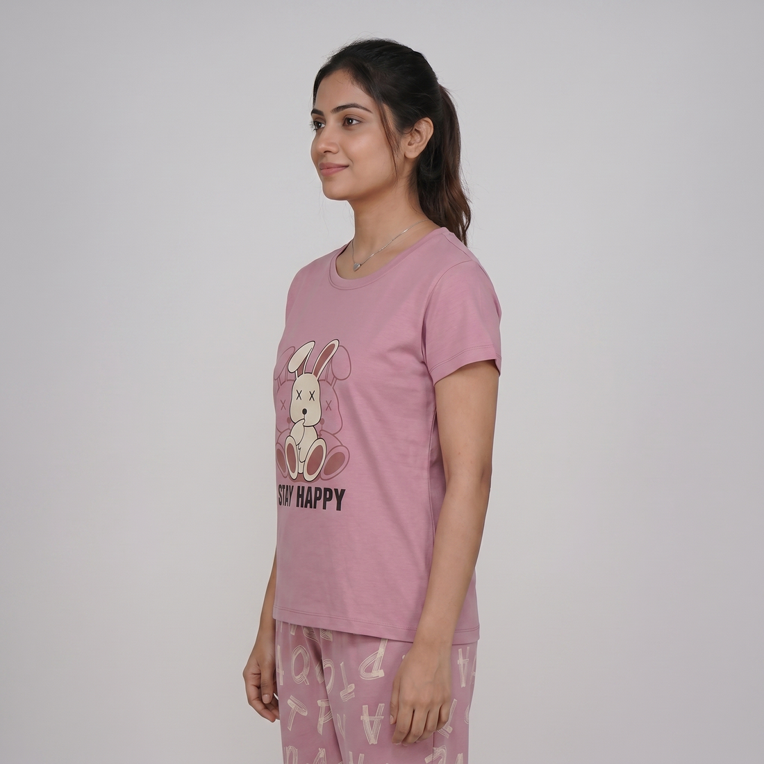 Cotton Printed Lounge T-Shirt