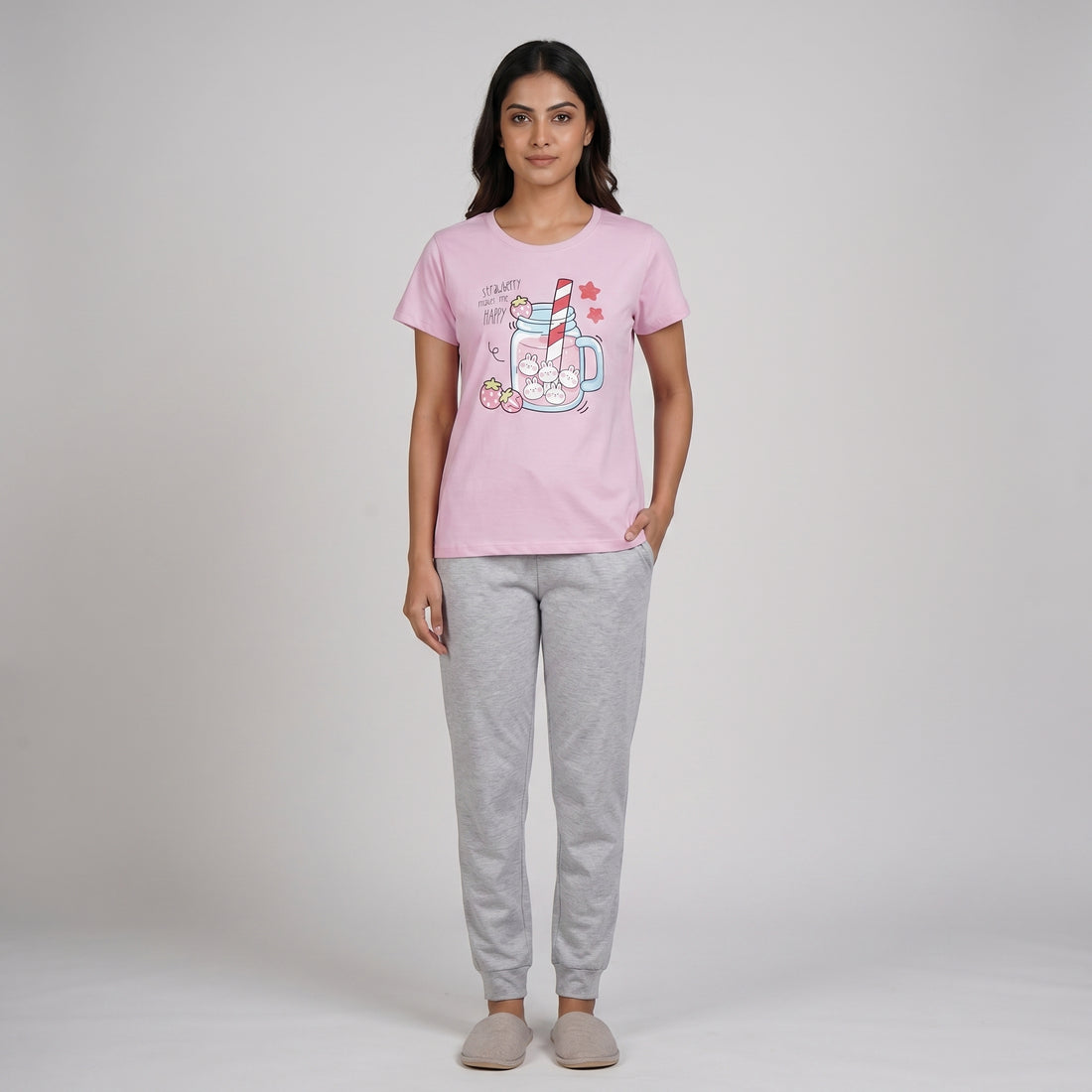Cotton Printed Lounge T-Shirt