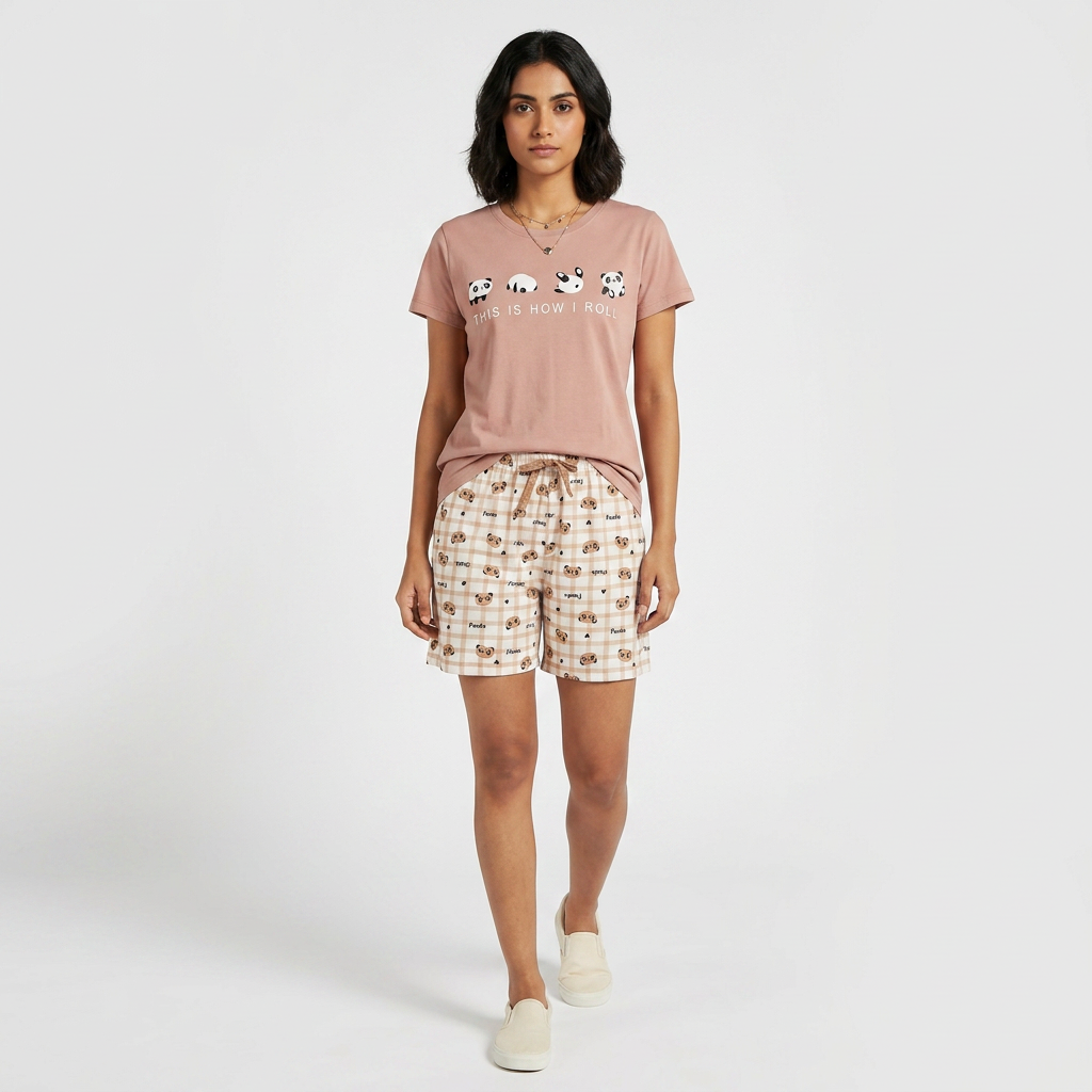 Cotton Printed Lounge T-Shirt