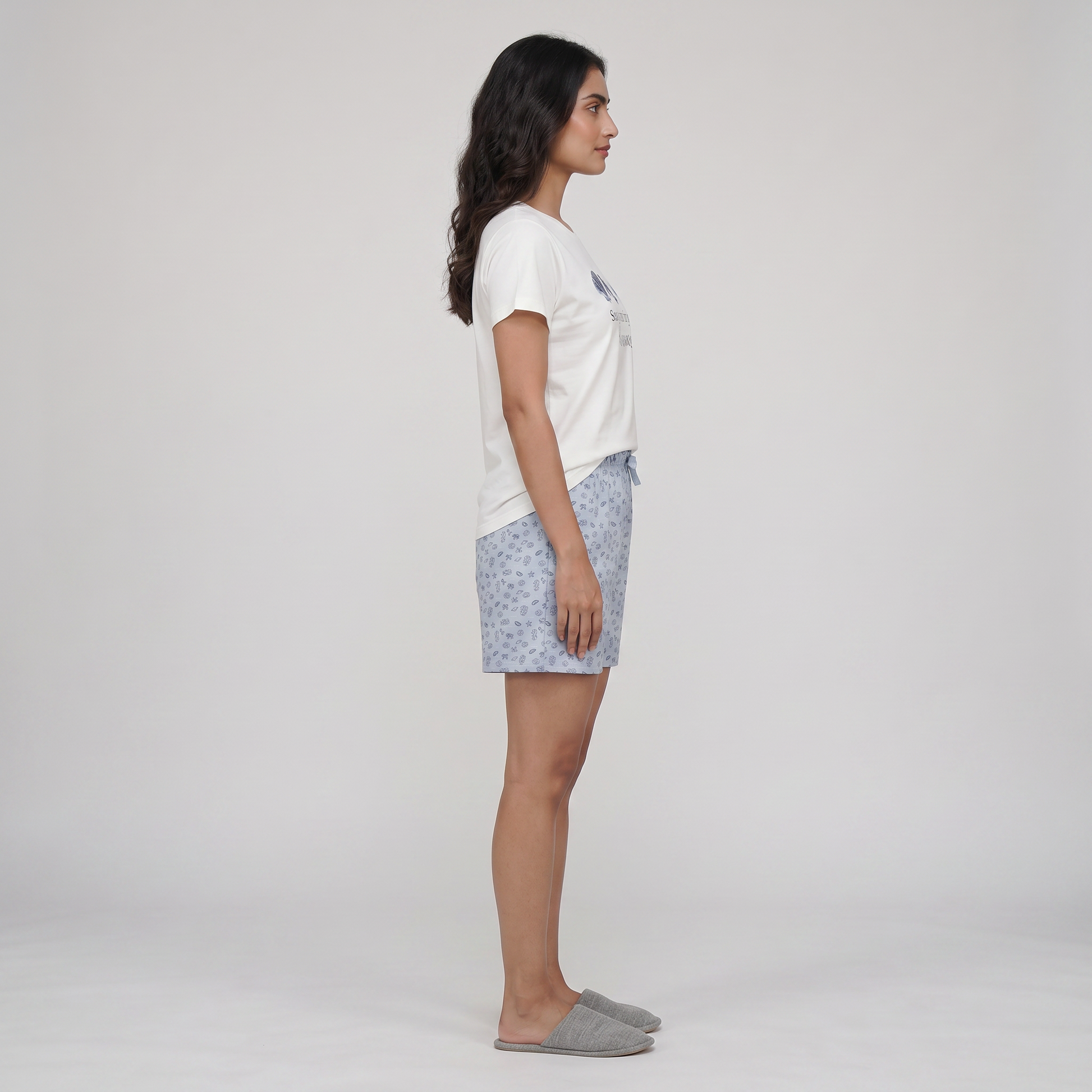 Cotton Printed Lounge T-Shirt