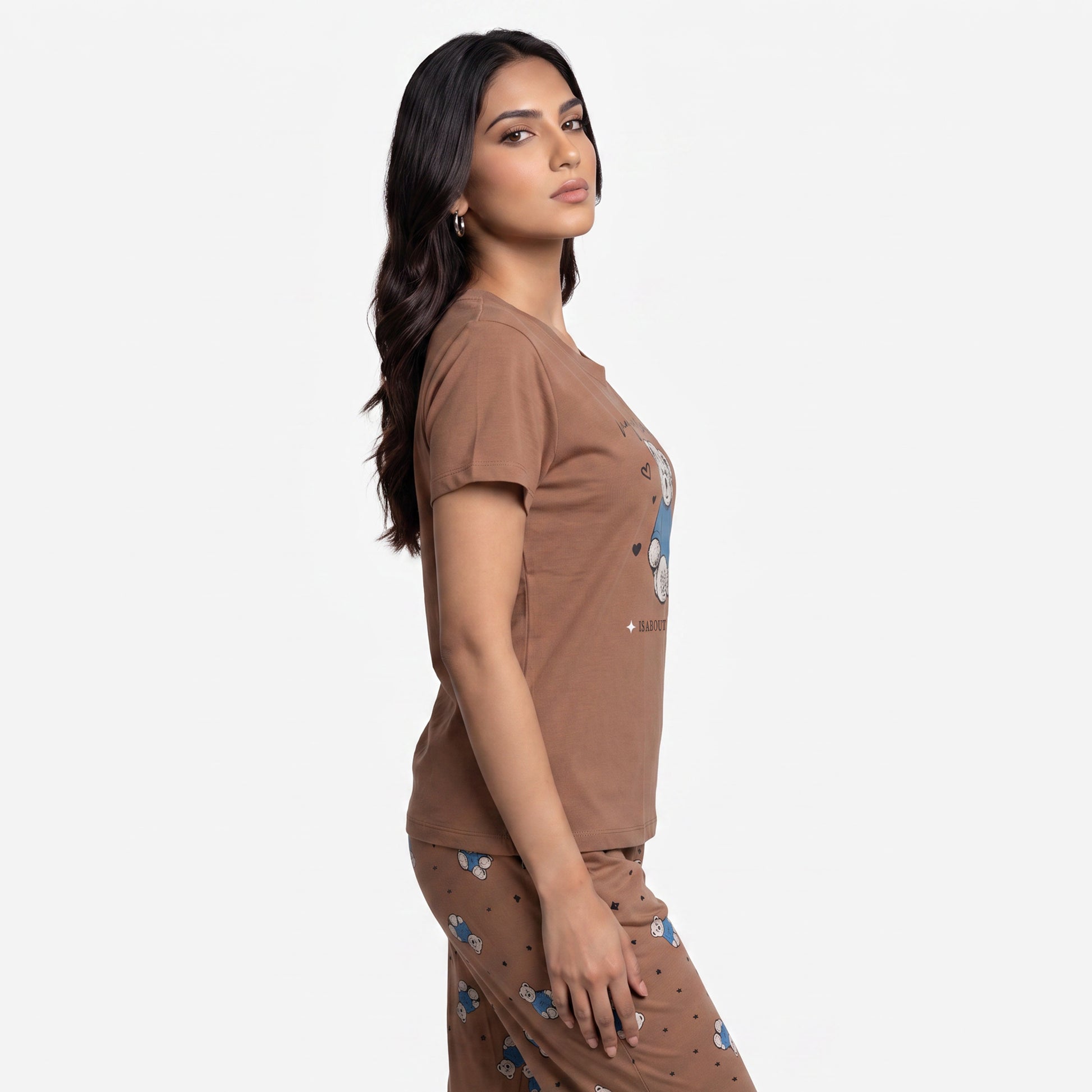 Cotton Printed Lounge T-Shirt