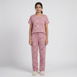 Cotton Printed Lounge T-Shirt
