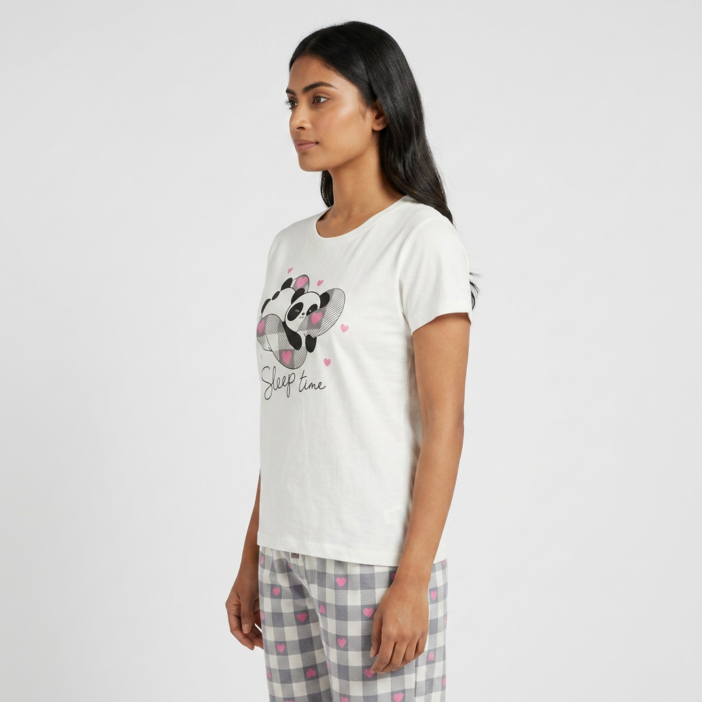 Cotton Printed Lounge T-Shirt