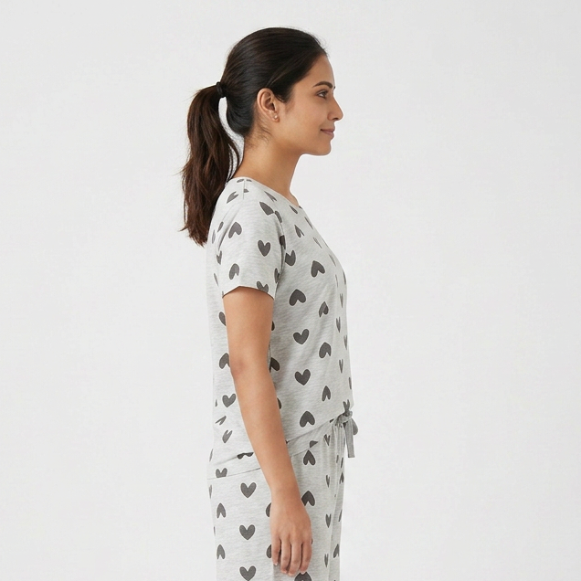 Cotton Printed Lounge T-Shirt