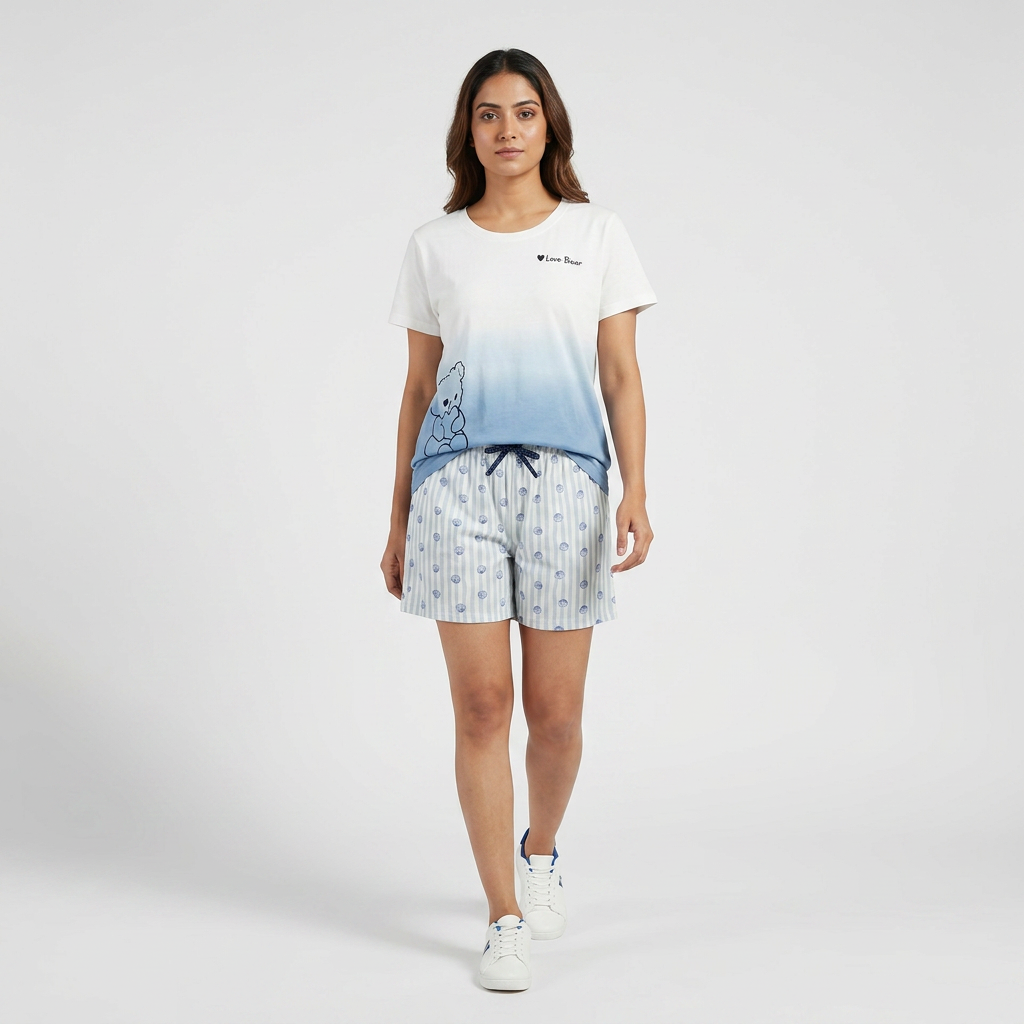 Cotton Printed Lounge T-Shirt
