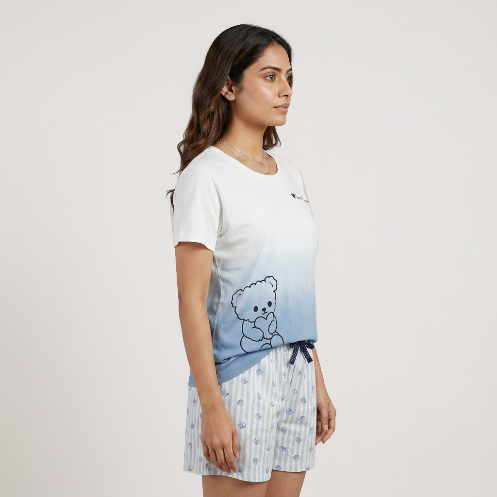 Cotton Printed Lounge T-Shirt