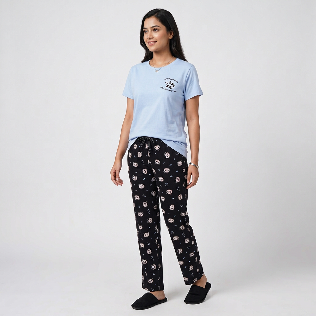 Cotton Printed Lounge T-Shirt