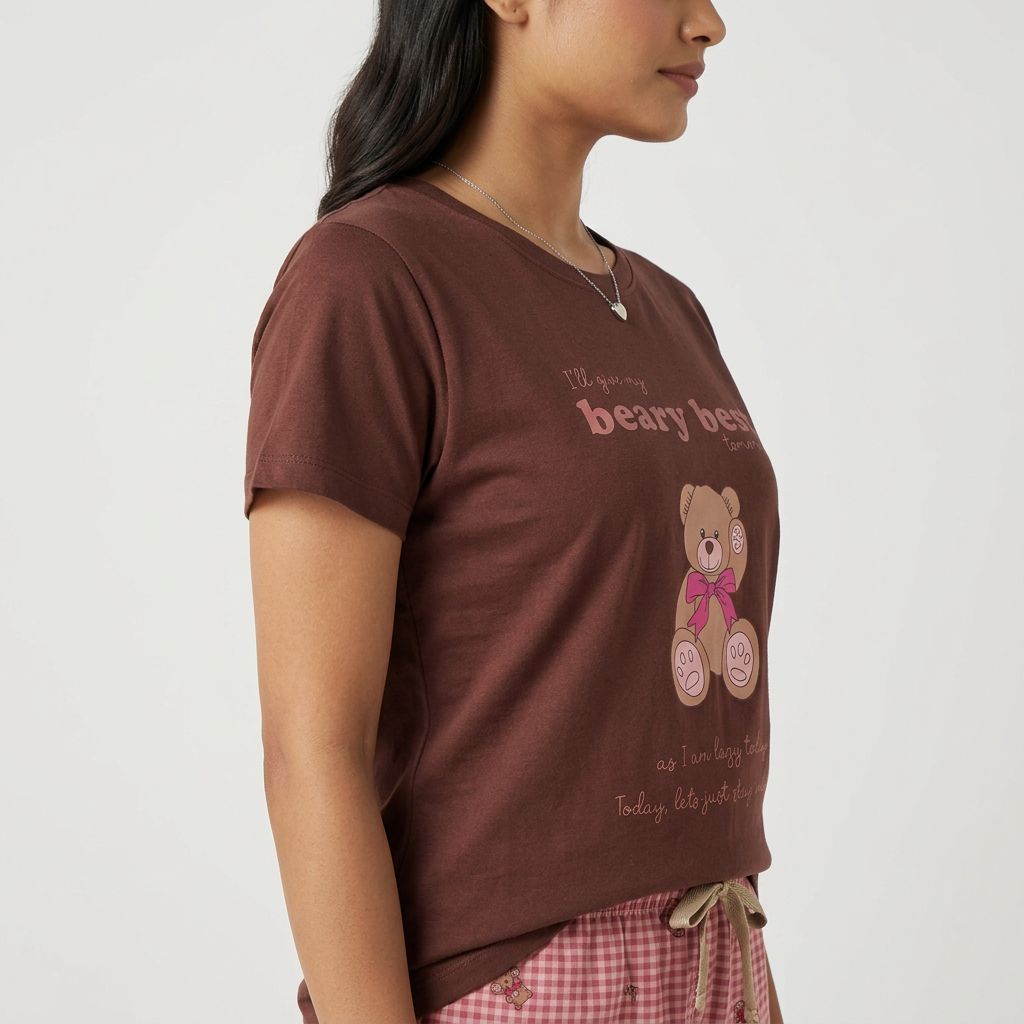 Cotton Printed Lounge T-Shirt