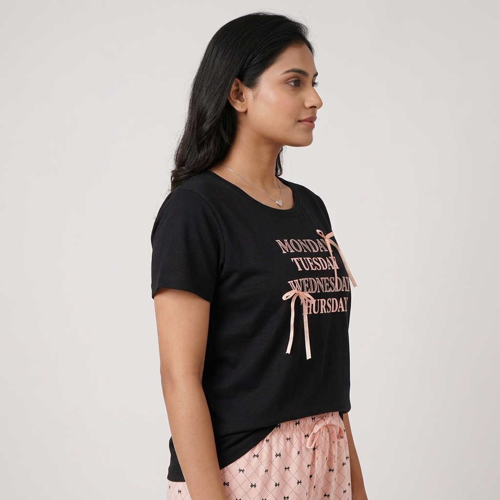 Cotton Printed Lounge T-Shirt