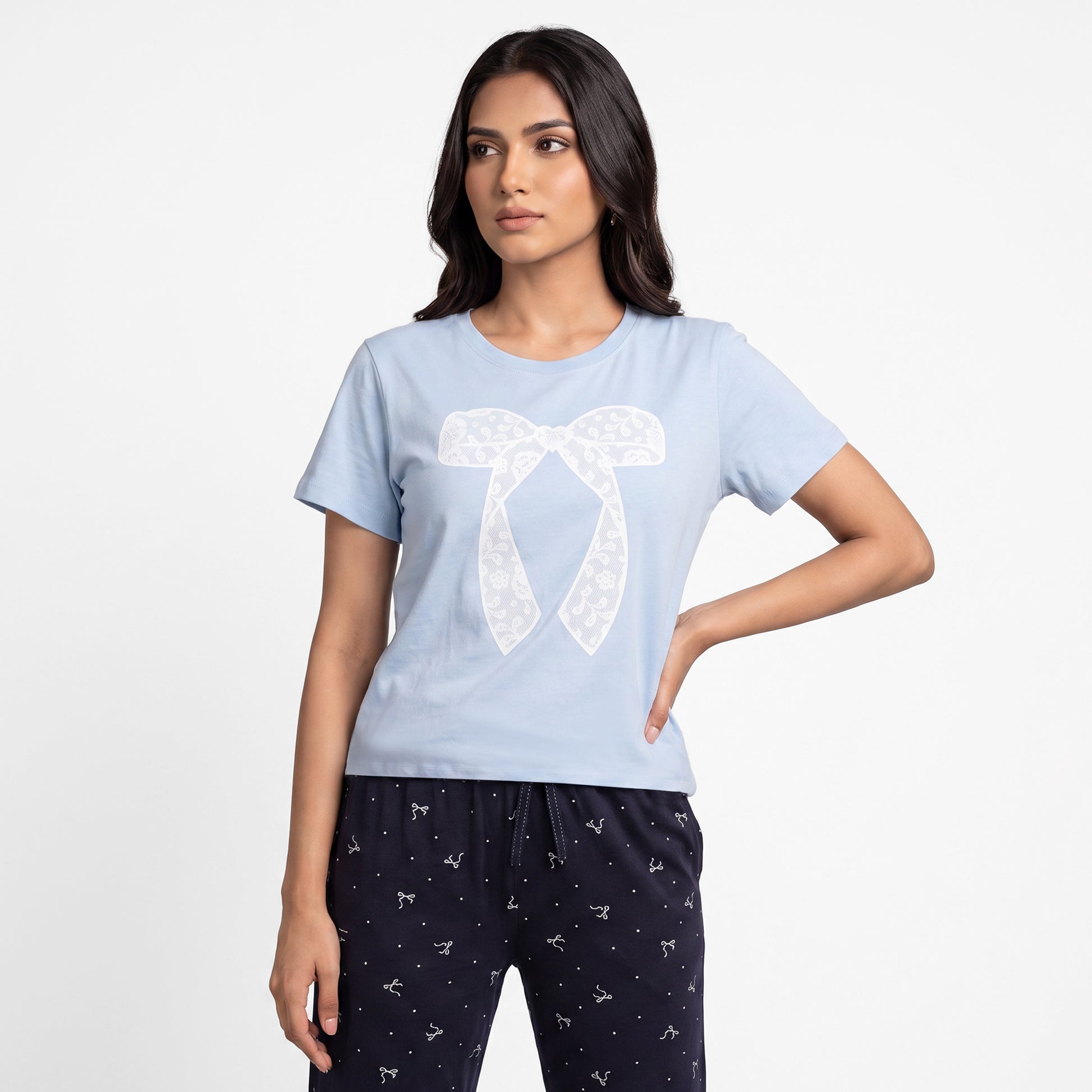 Cotton Printed Lounge T-Shirt