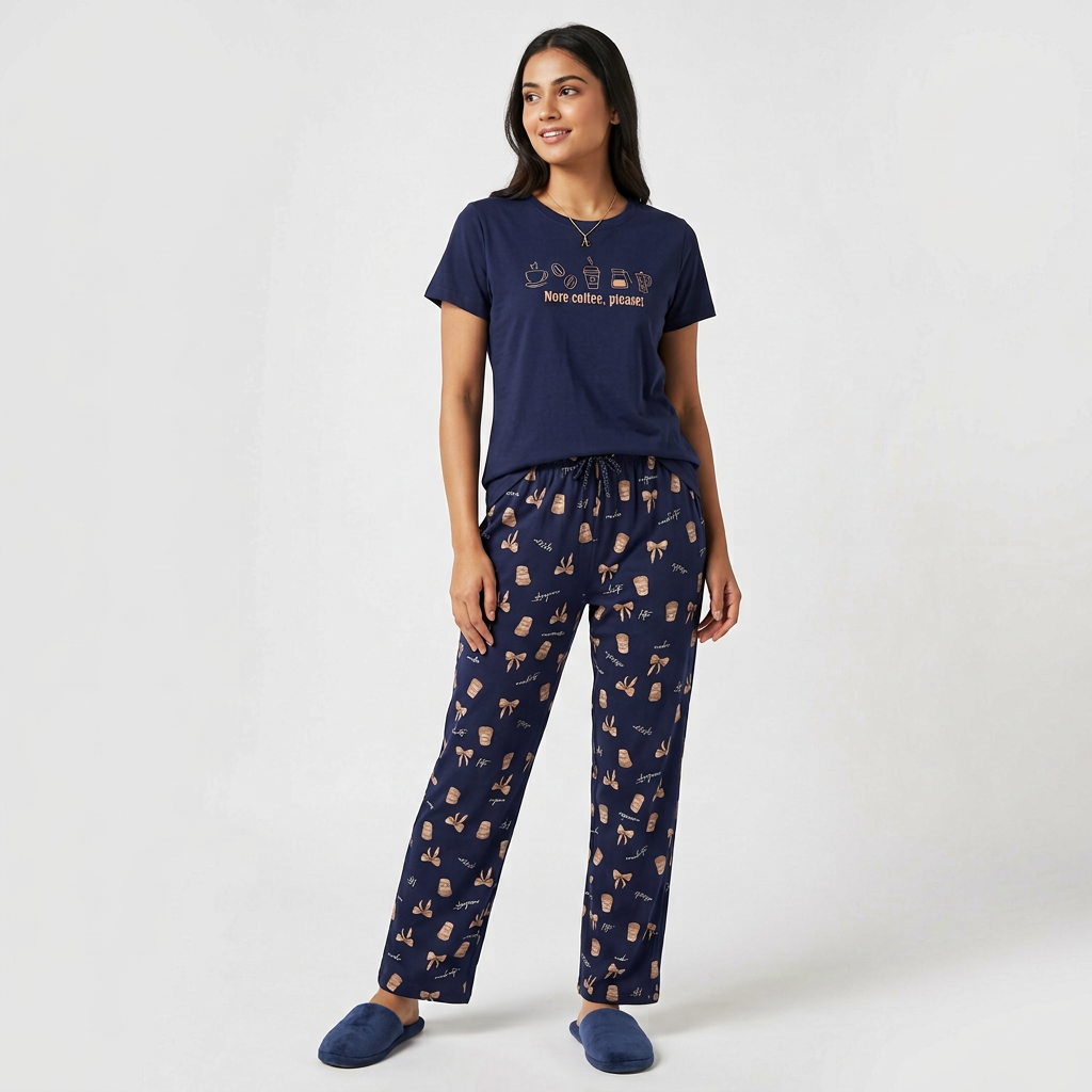 Cotton Printed Lounge T-Shirt