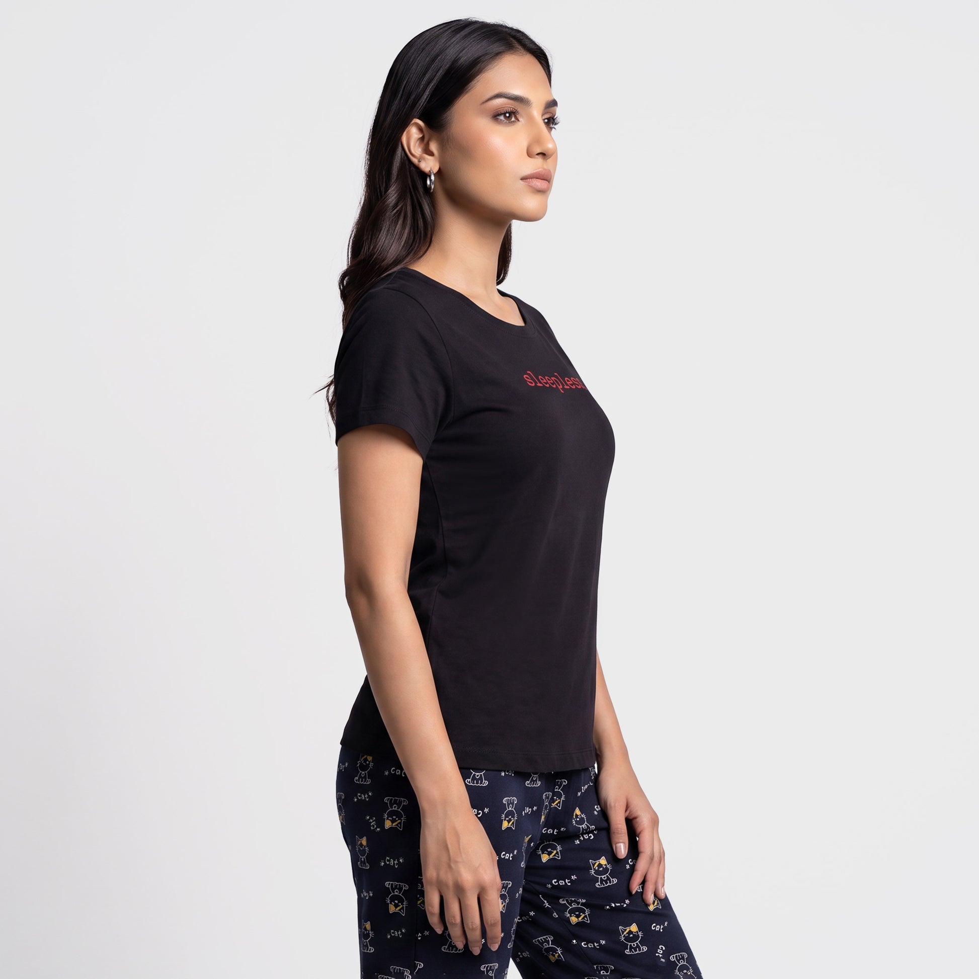 Cotton Printed Lounge T-Shirt