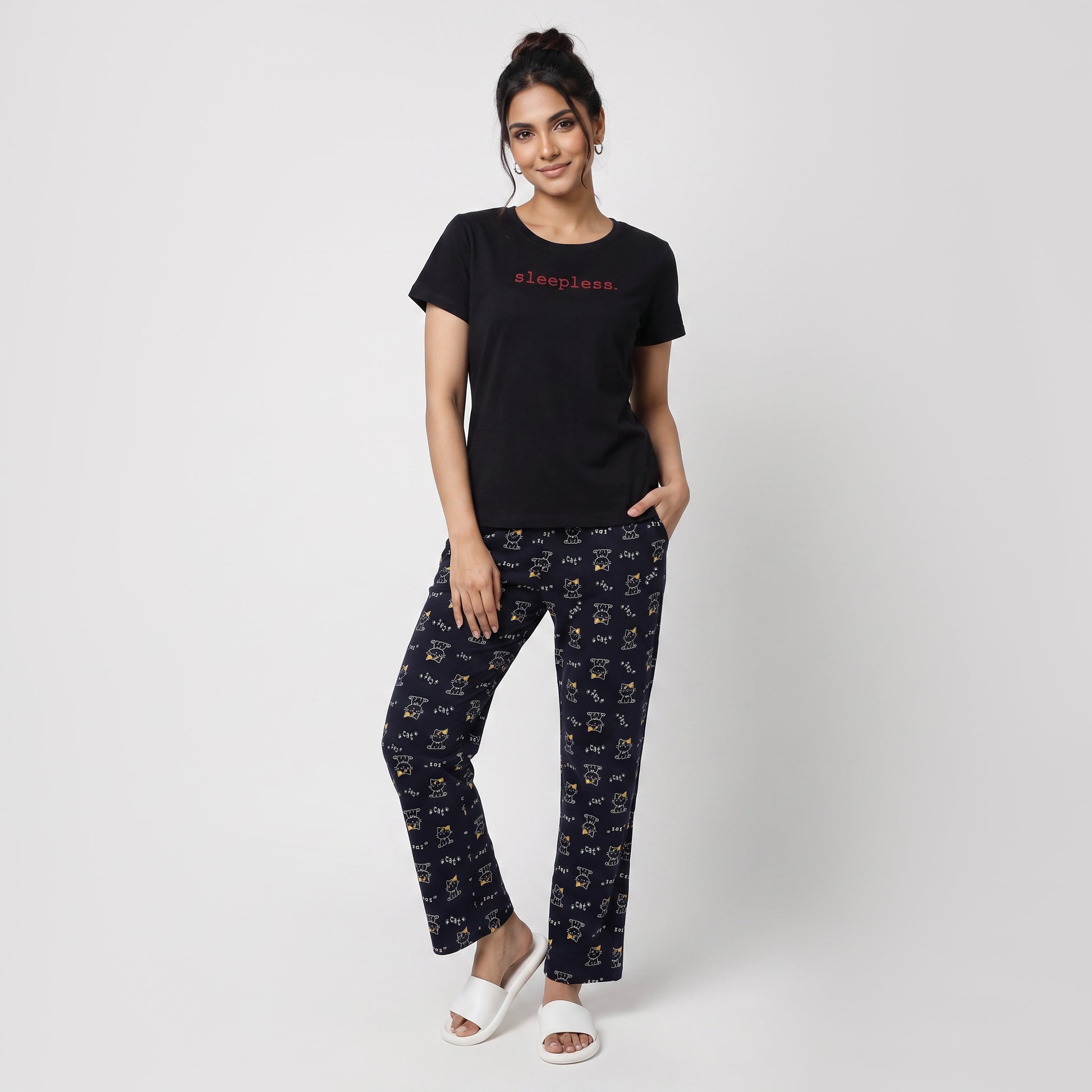 Cotton Printed Lounge T-Shirt