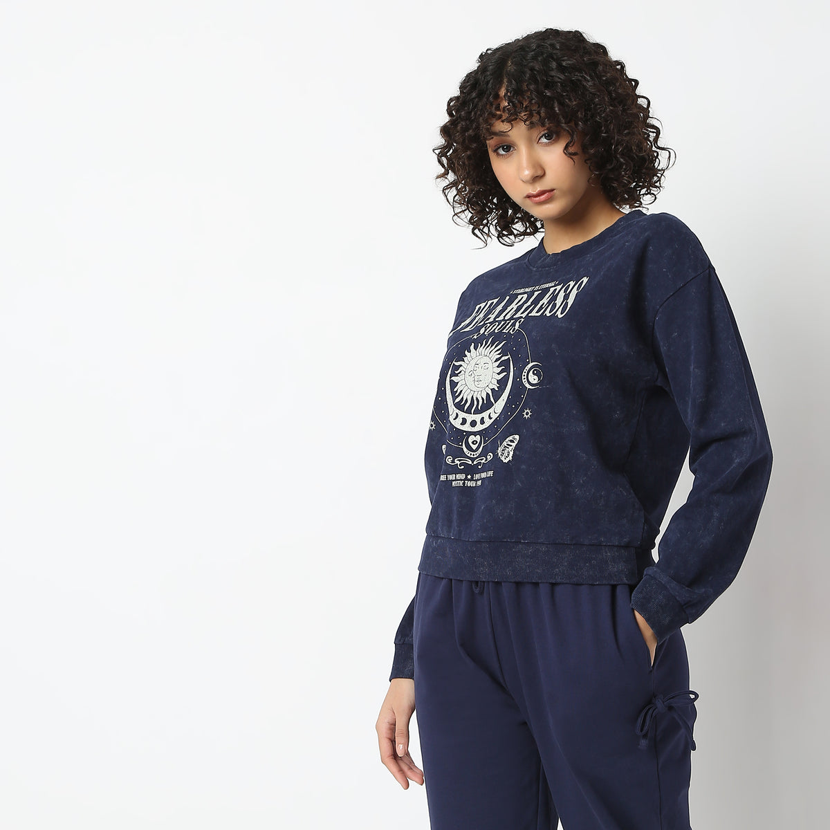 Regular Fit Printed Sweat Tees