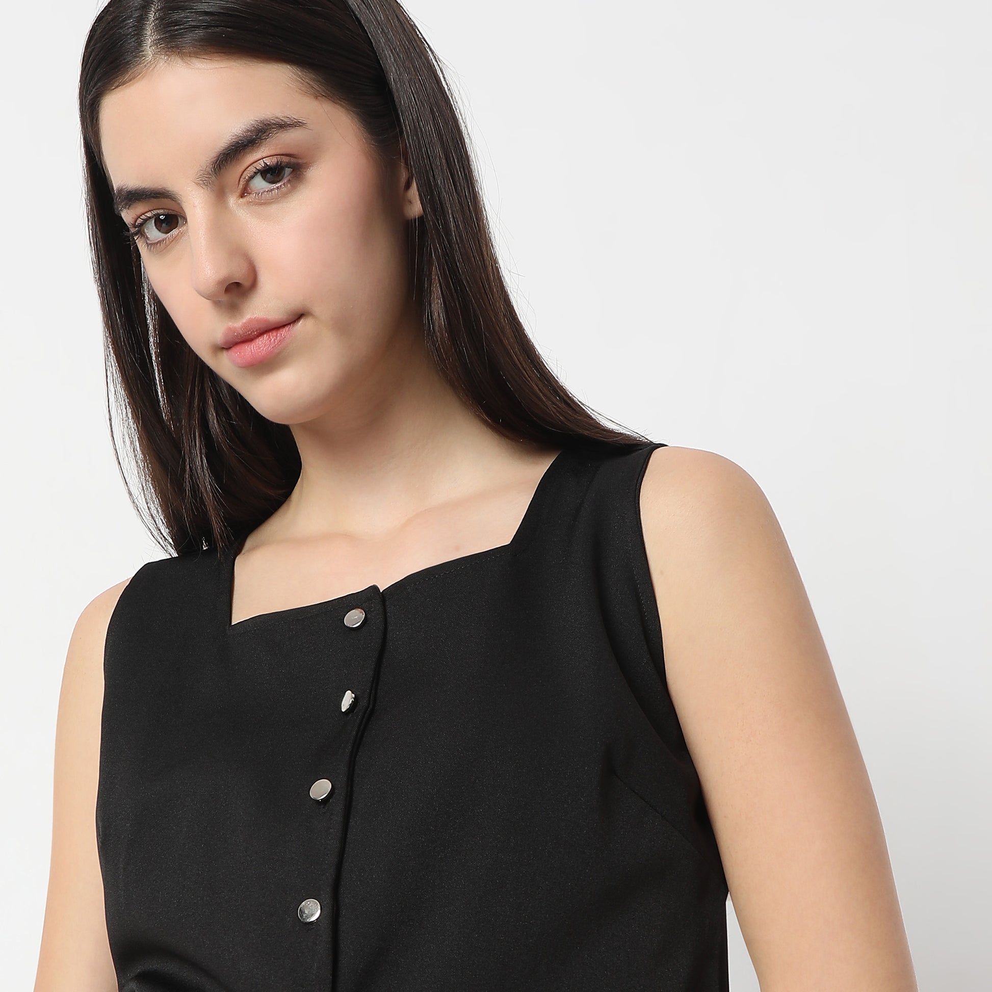 Regular Fit Solid Top