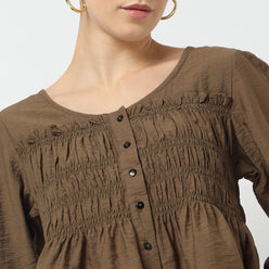 Regular Fit Solid Top