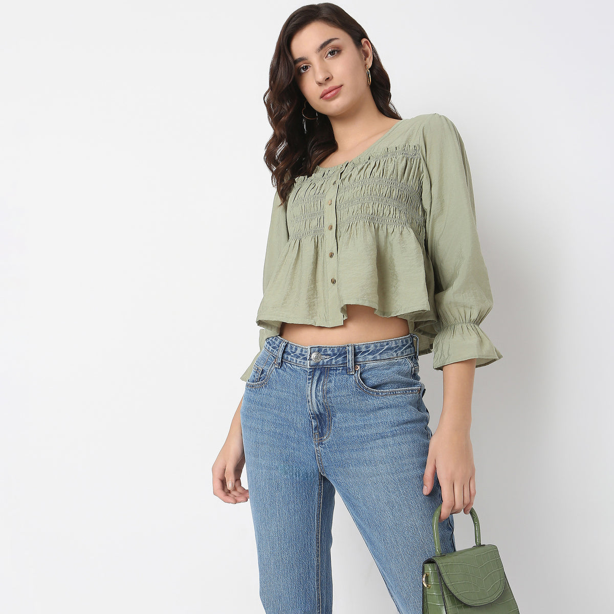 Regular Fit Solid Top