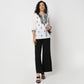 Round Neck Embroidered Top