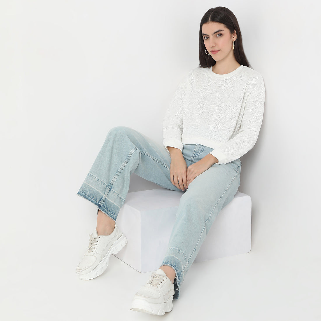Regular Fit Solid Top