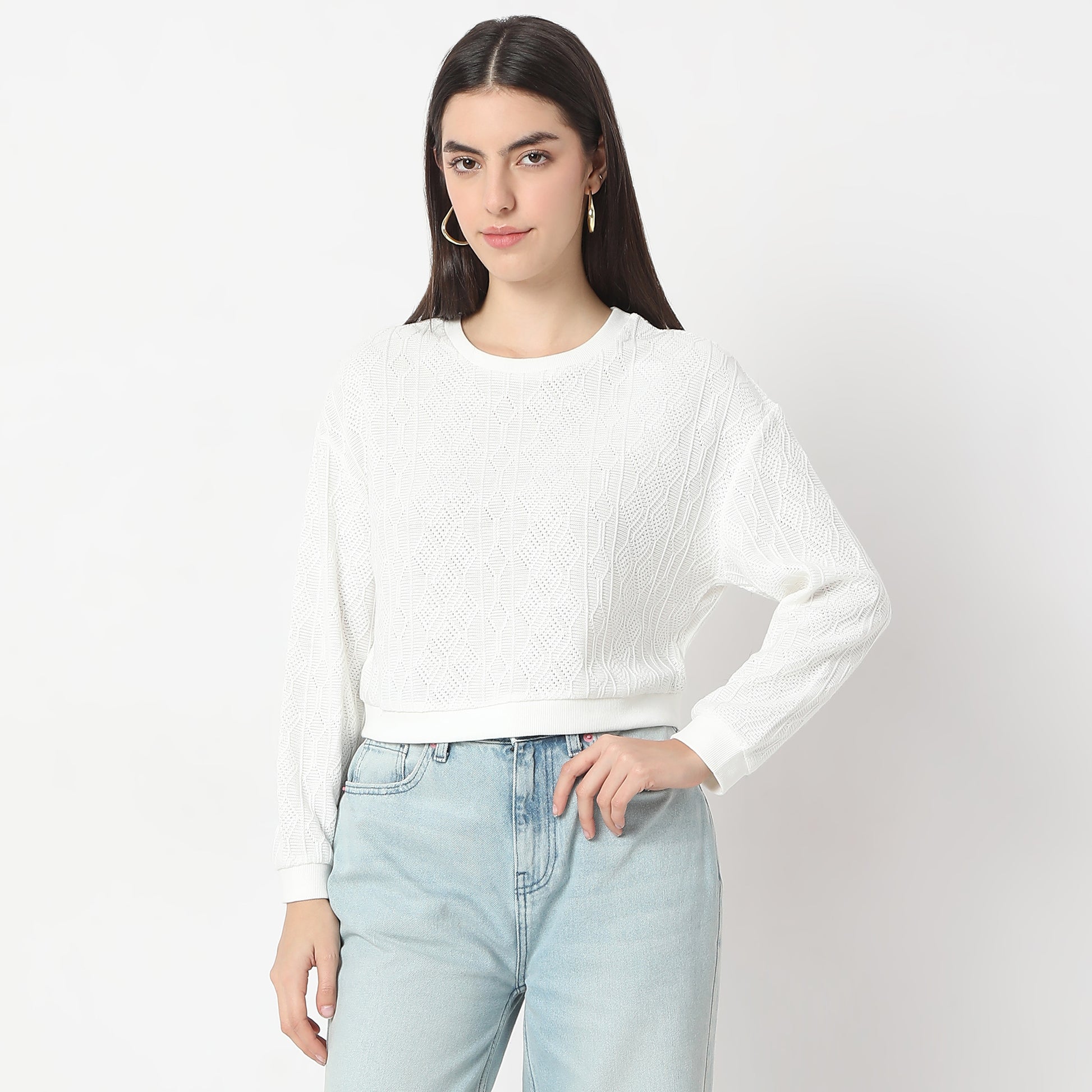 Regular Fit Solid Top