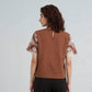 Embroidered Short Sleeve Top