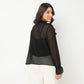 Solid Full Sleeve Round Neck Top