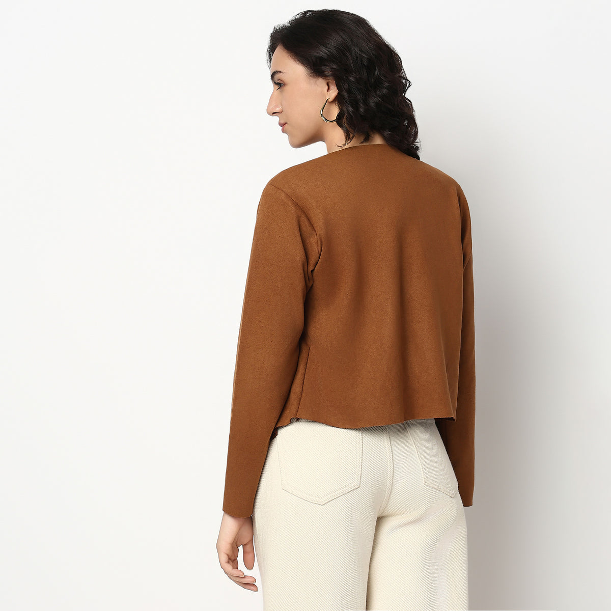 Buy Women Regular Fit Solid Full Sleeve Top  - Style Union