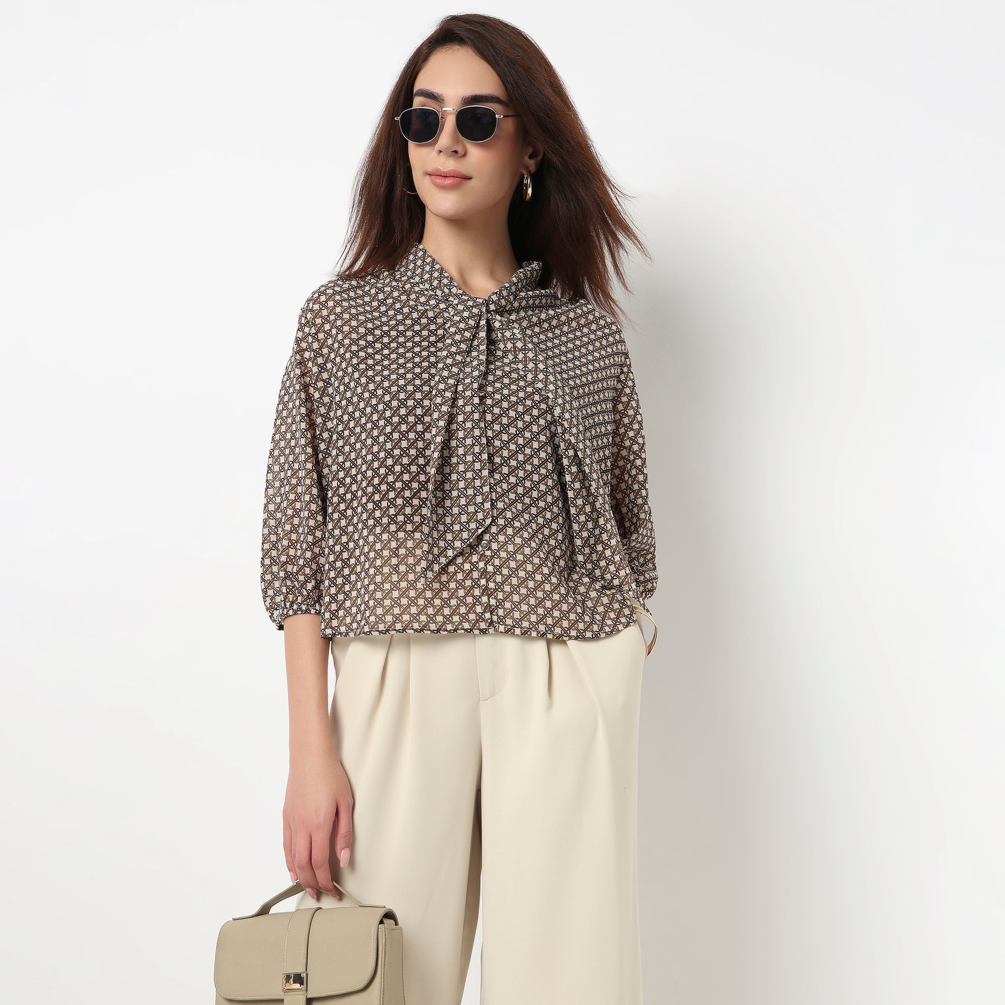 Printed Full Sleeve Top