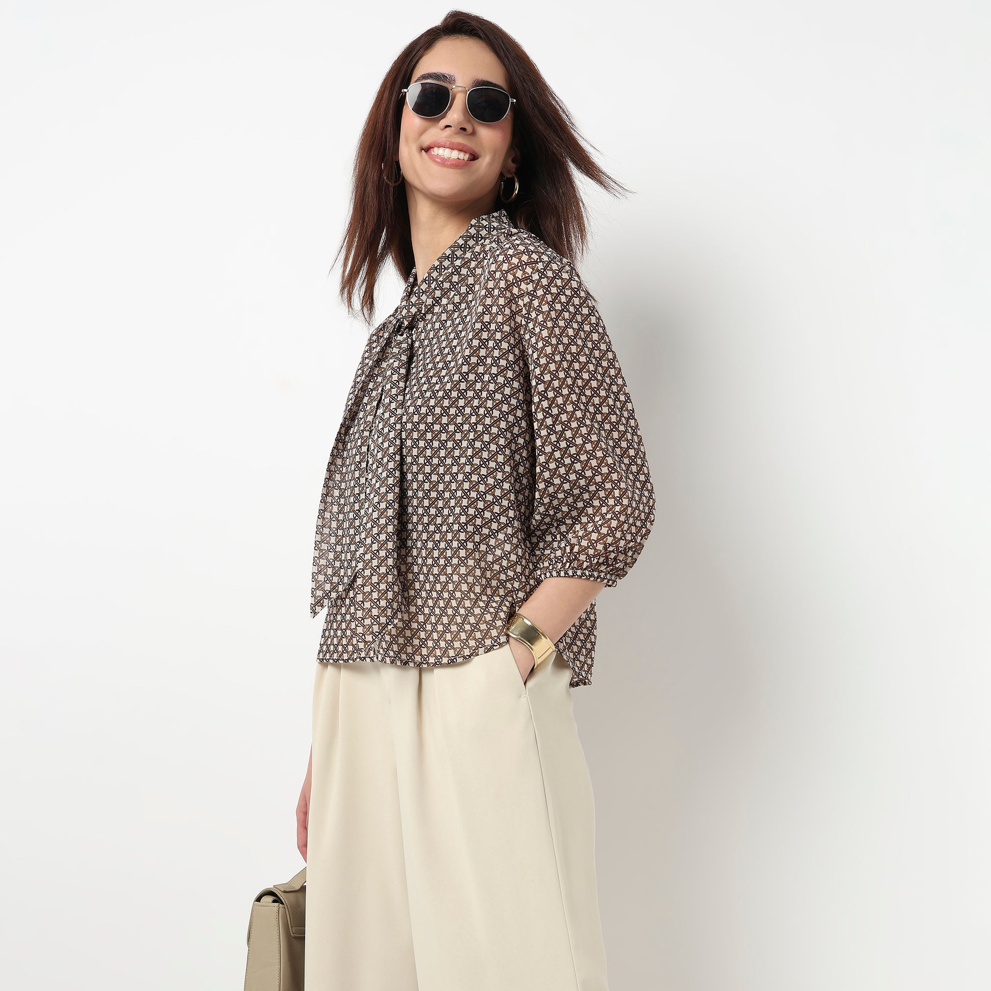 Printed Full Sleeve Top