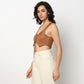 Buy Women Slim Fit Solid Sleeveless Top  - Style Union