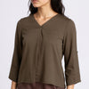 Buy Women Regular Fit Solid Full Sleeve Top  - Style Union