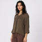 Buy Women Regular Fit Solid Full Sleeve Top  - Style Union