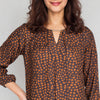 Polyester Printed Full Sleeve Top