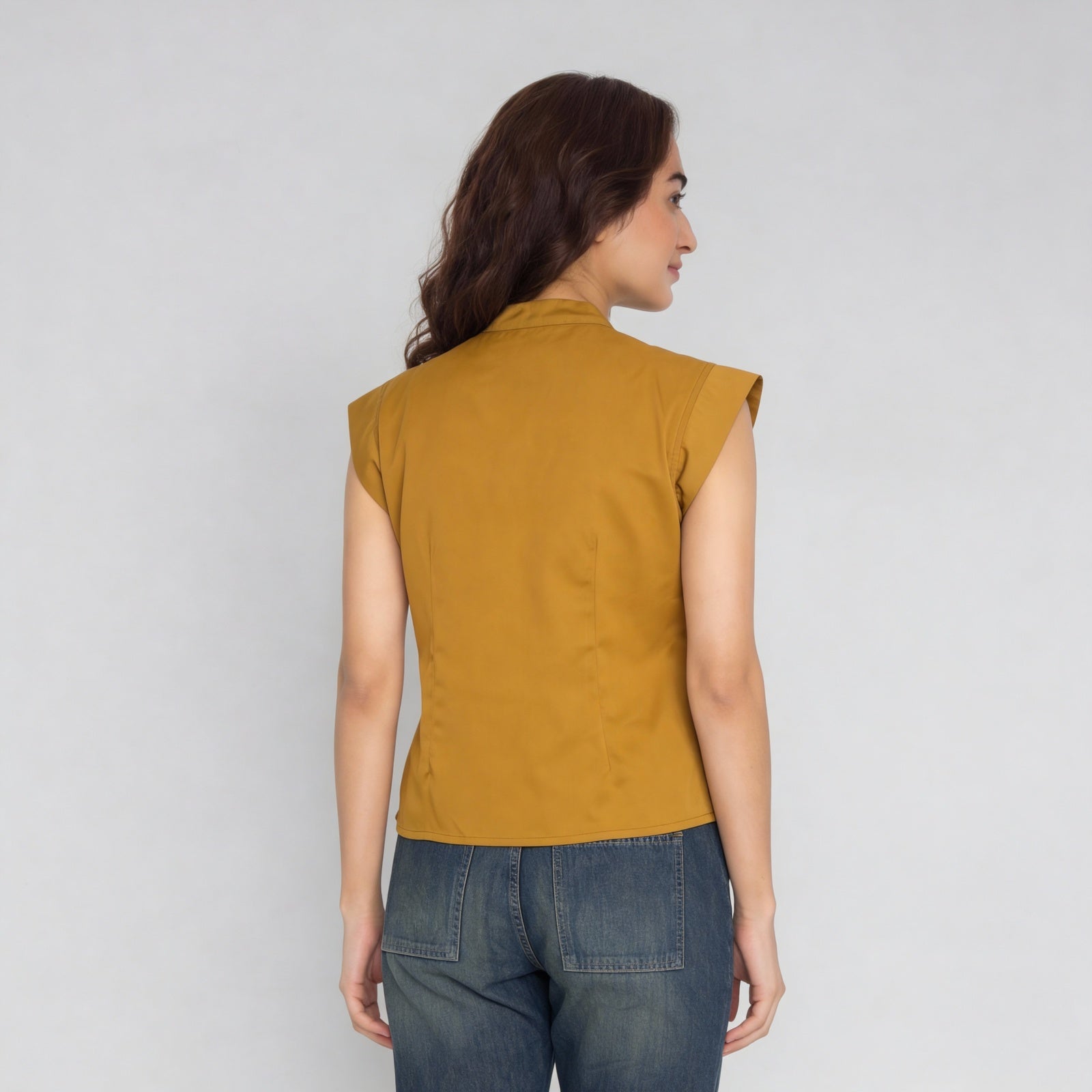 V-Neck Solid Top