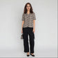 Printed V-Neck Top