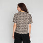Printed V-Neck Top