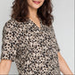 Printed V-Neck Top