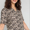 Printed V-Neck Top