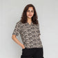 Printed V-Neck Top