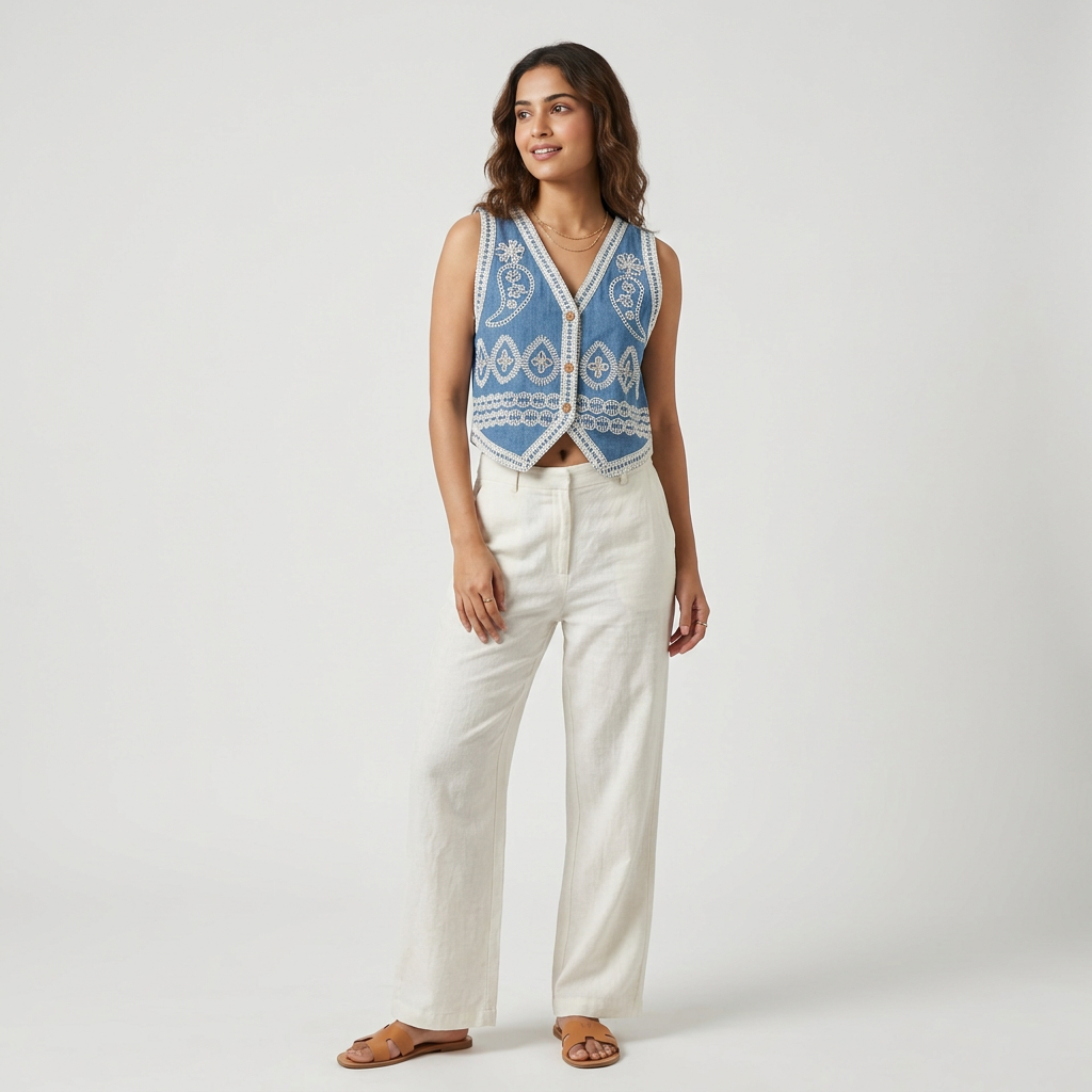 Embroidered Top